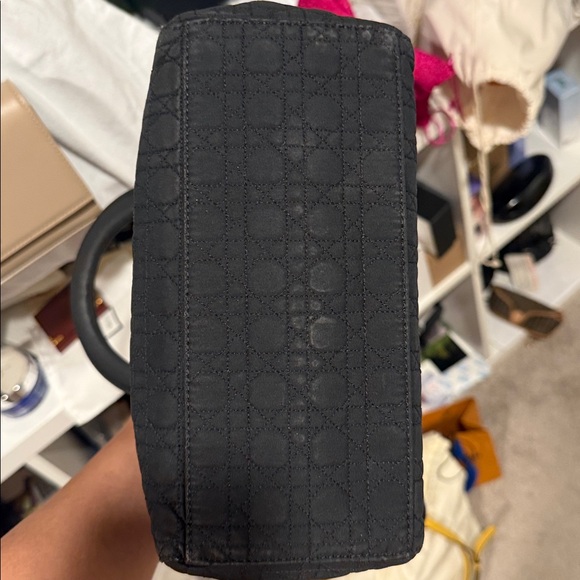 Dior Lady Dior Black Quilted Handbag